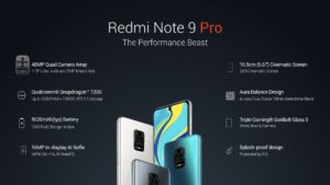 Xiaomi Redmi Note 9 Pro Specs