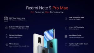 Redmi Note 9 Pro Max Specifications